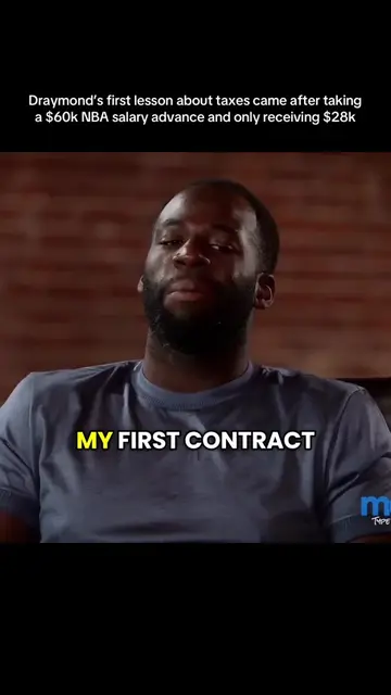Draymond Green talks about learning his first major lesson about taxes and how m