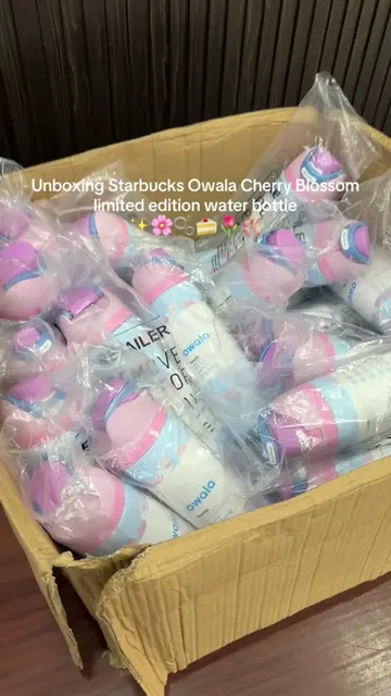 The limited edition Owala Cherry Blossom water bottle for girls #owala #girlytok