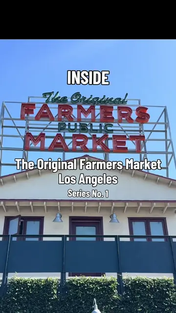 The Original Farmers Market has been a Los Angeles landmark since 1934 and is ho