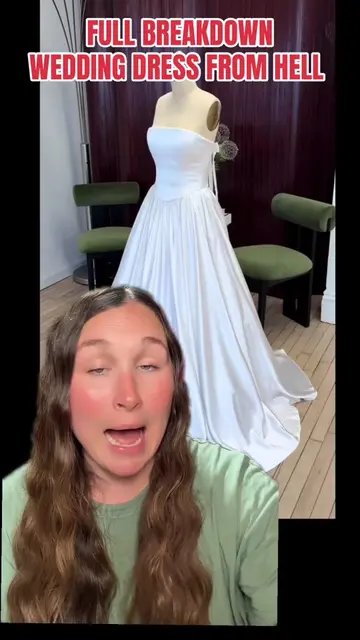 FULL BREAKDOWN  WEDDING DRESS FROM HELL #undonebykate #alexander #weddingdress #
