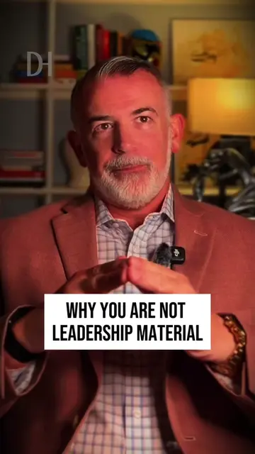 “Not leadership material” means you’d outshine them. It’s not about your ability