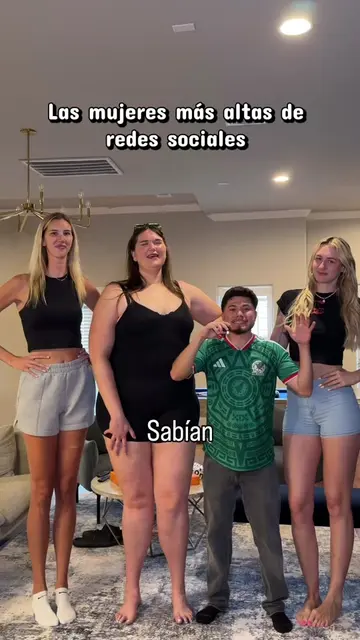 ¿Conoces a alguien más altas que ellas? 😱😱😱 @Nancy Mulkey @Aly G @Blondi🍉 