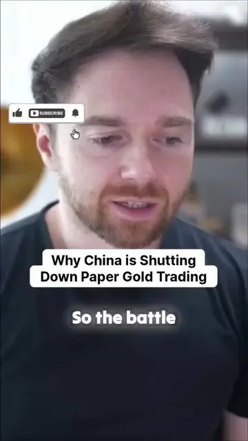 Why China is shutting down paper gold trading.  #usatiktok🇺🇸 #finacialeducatio