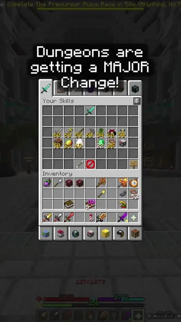 Dungeons are getting a MAJOR Change! #hypixel #skytok #hypixelskyblock #skyblock