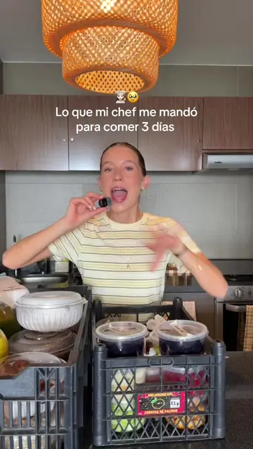 Pd: ya le pedí que mejor nos mande tuppers así no generamos basura con los conte