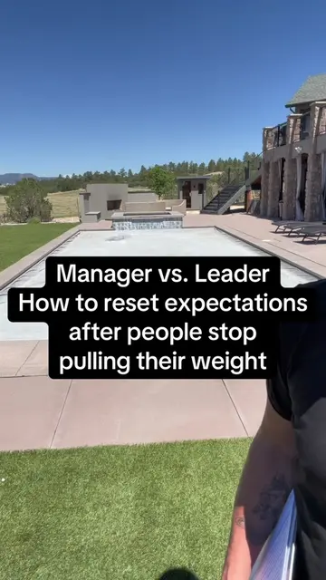 How to reset expectations after people stop pulling their weight like a leader, 