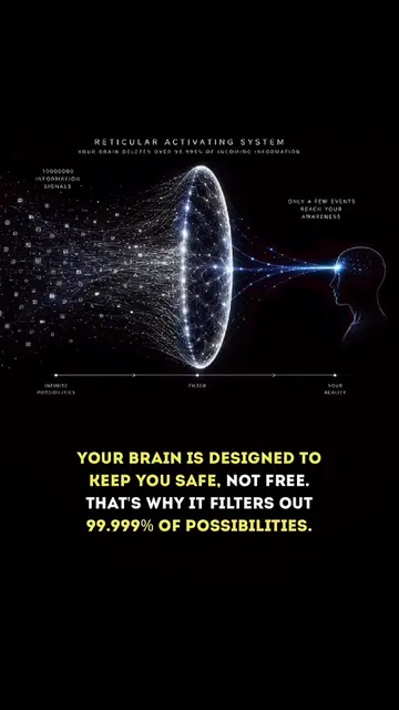 Your brain deletes 99.999% of reality. And you still think you're seeing the tru