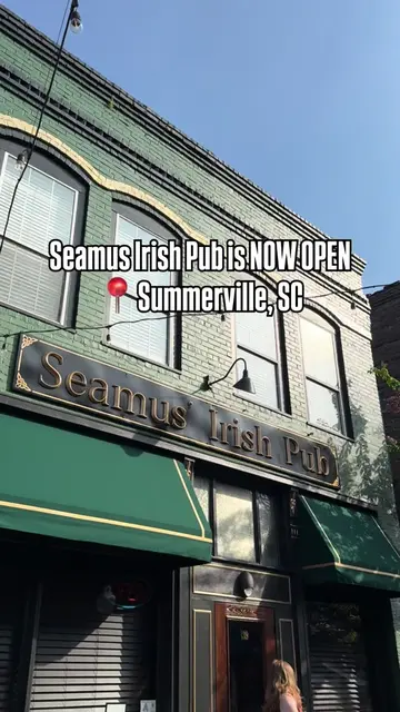 Seamus Irish Pub in Summerville is NOW OPEN ☘️🍻 A new neighborhood favorite is 