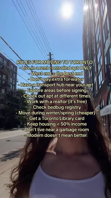 The unspoken rules if you’re moving to Toronto gals ⭐️🪩 Remember to choose a re