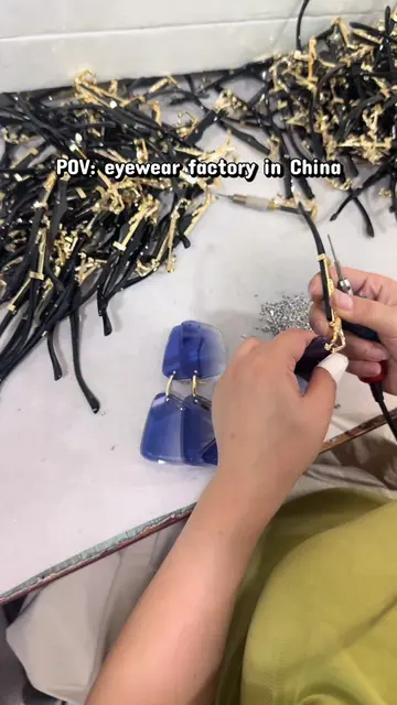 POV: eyewear factory in China  #factory #eyewear #workshop #B2B #wholesale 