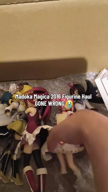Unboxing a old Madoka Magica figurine set from 2016 Figurine Haul GONE WRONG 😭 