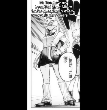 Ahh bunny, why are you so cute even #mirko #mha #fypシ #anime #rumiusagiyama just