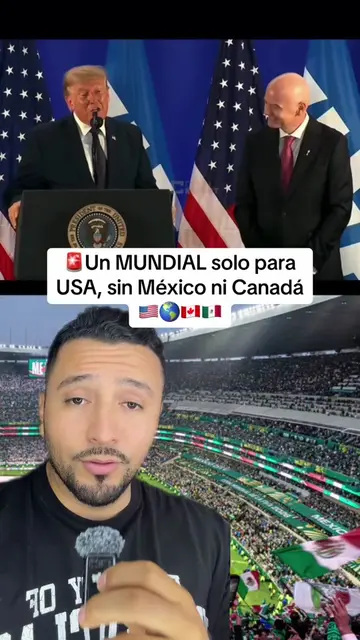 Trump suggests a World Cup without Mexico and Canada #Soccer #infantino #mexico 
