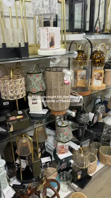 Couldn’t leave without it 🤎 #pumpkincandle #homegoods #falldecor #fallaesthetic