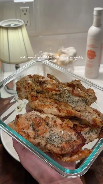 These simple chicken cutlets are worth adding to your weekly rotation. I paired 