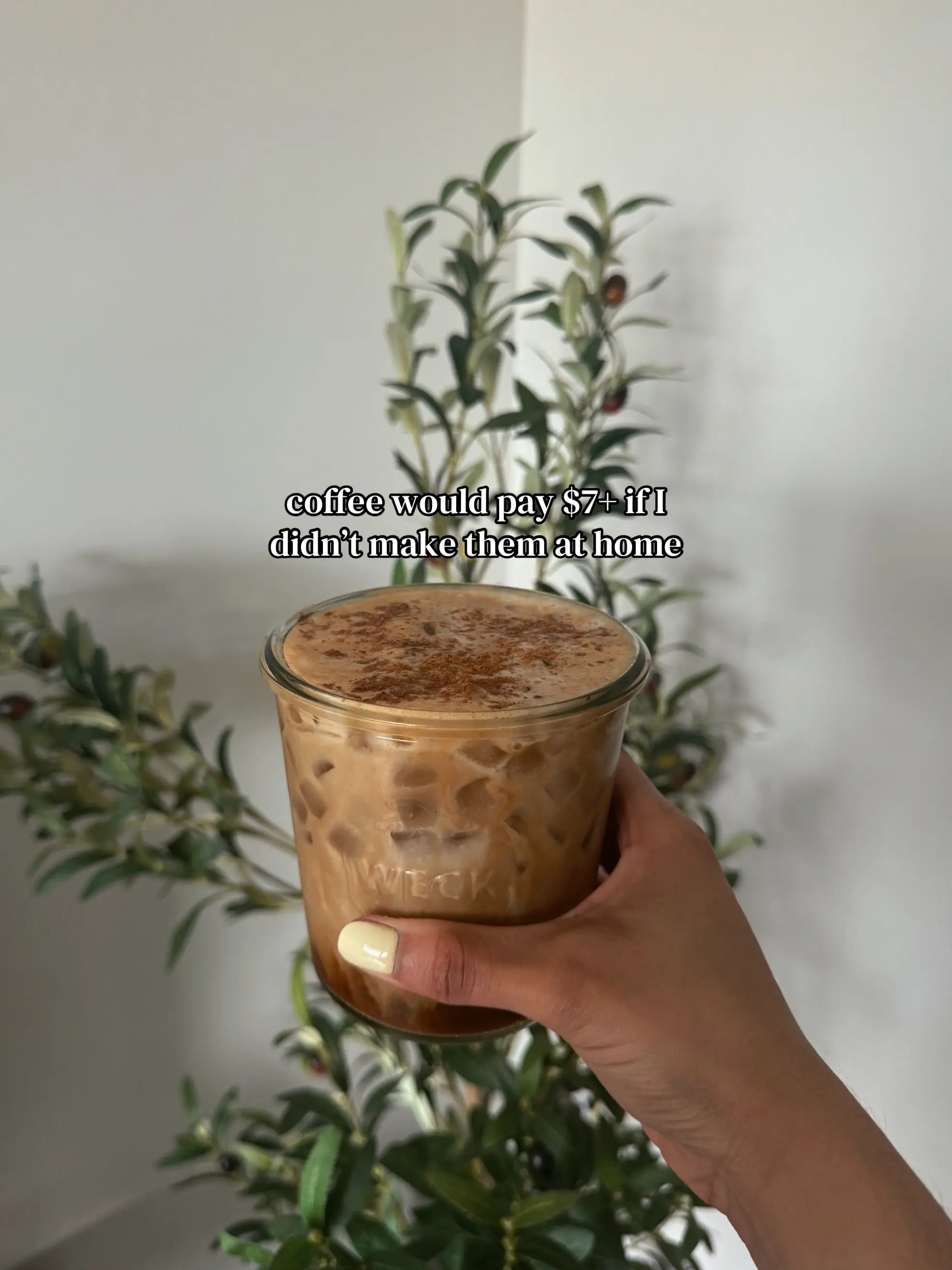 coffee I would spend $7+ if I didn’t make them at home 🫶🏽 the recipe for all o