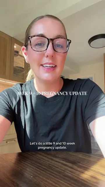 Week 9 and 10 pregnancy update! #pregnancy #pregnant #firsttrimester 