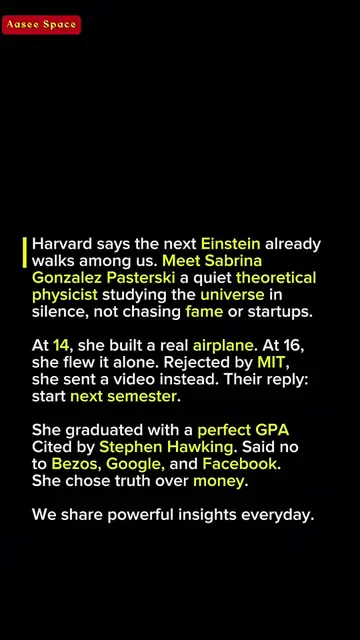 Sabrina Gonzalez Pasterski has become one of the most talked-about names in theo