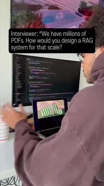 When someone says “RAG over millions of PDFs” they’re not asking about AI… they’