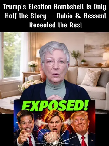 Trump's Election Bombshell is Only Half the Story — Rubio & Bessent Revealed the
