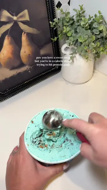 Cookie Monster ice cream dupe💙🍦🍪                                             