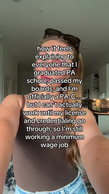 Nobody warns you about the awkward stage between becoming a PA-C and actually be