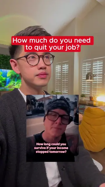 🎥: @jenconkey How much do you need to quit your job? 👀 The answer might be les