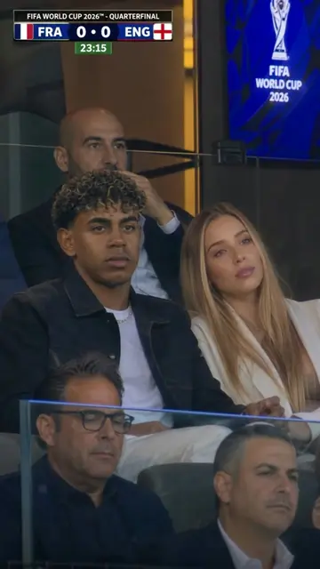 Lamine Yamal & his gf #lamineyamal #worldcup #aitrend #miuapp #england @Miu Al a