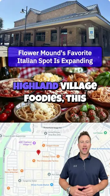 Highland Village is about to eat very well. 🍝 Mio Nonno Trattoria, the beloved 
