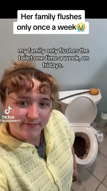 her family flushes only once a  #fyp #fypシ #kindness #spreadlove #family 