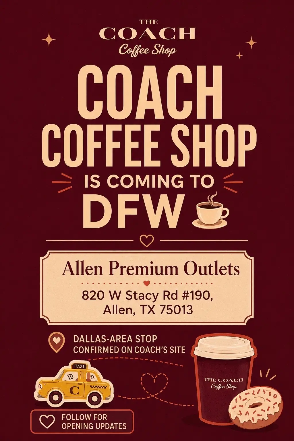 @The Coach Coffee Shop Dallas coffee lovers, this one’s for you ☕️🤎 The Coach C
