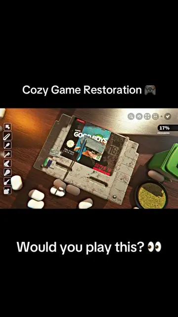 Restore forgotten game cartridges to life in this pressure free simulator. Unwra