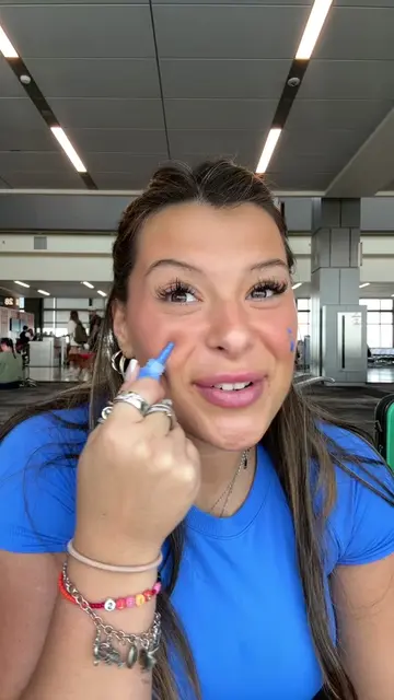GRWM AIRPORT NONCRYING EDITION #grwm #airport #travel #airportoutfit #MakeupRout