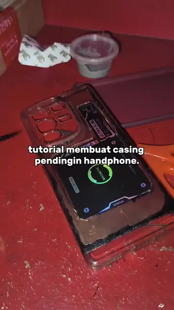 tutorial membuat casing cooler🥶 #techtok #phone #doityourself #DIY #diyproject 