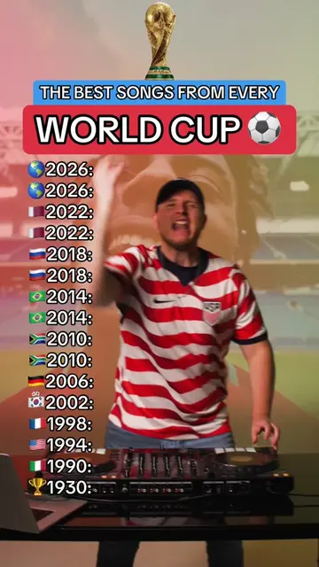 The Best Songs From Every World Cup 🏆⚽️ Do you know all of these legendary Worl