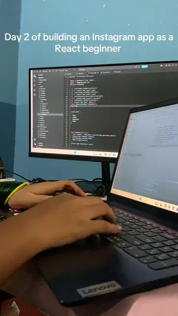 Day 2 of building an Instagram app with React. #react #reactjs #softwaredevelope