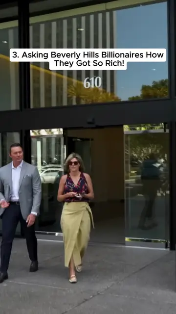 (3)Asking Beverly Hills Billionaires How They Got So Rich! #entrepreneur #wealth
