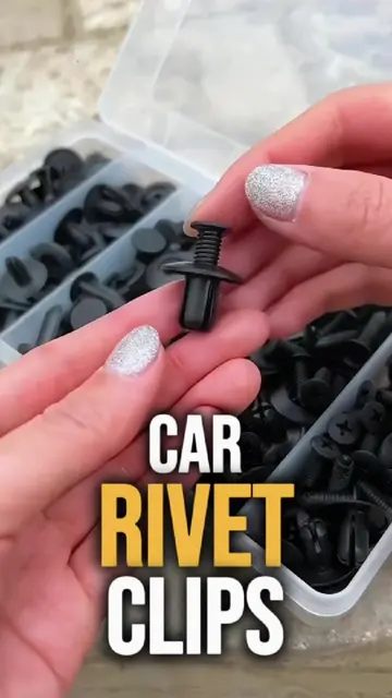 No more rattling car parts! 🤫  Our Car Rivet Clips are the quick fix you've bee