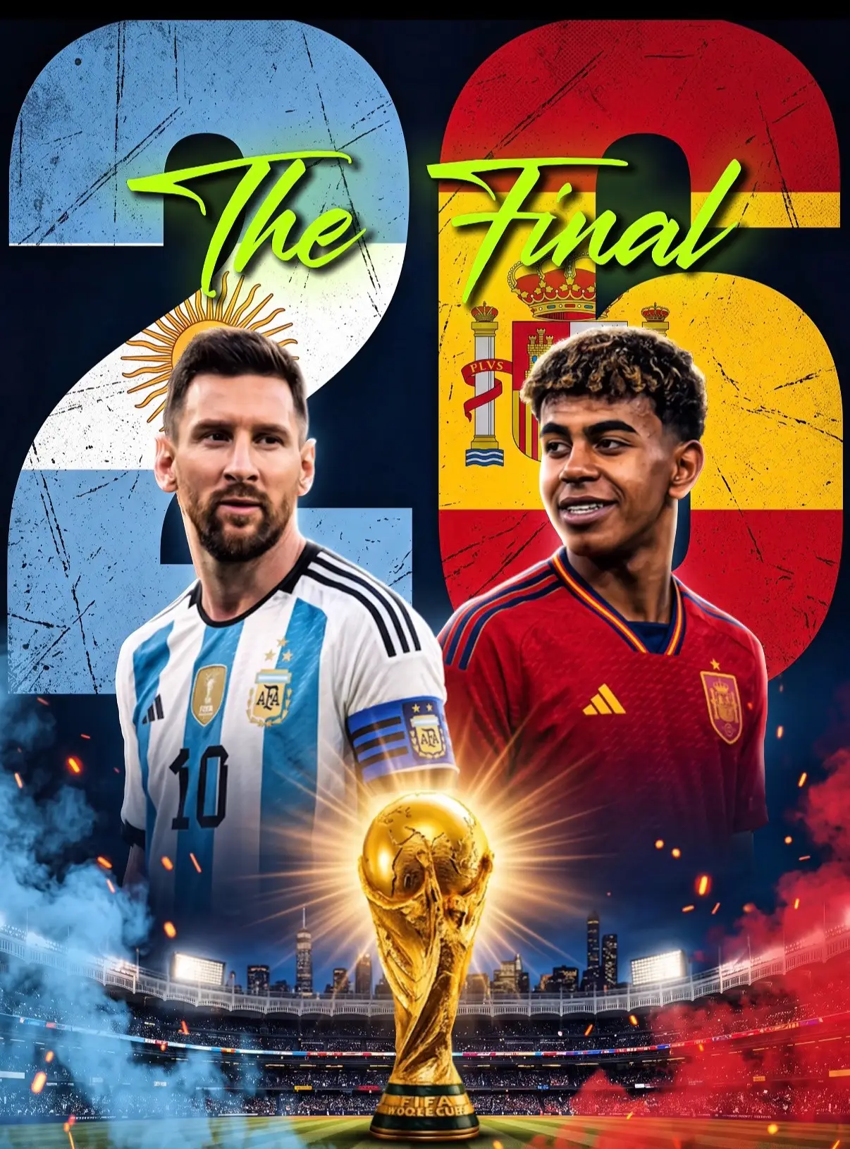Who will get the trophy? 🏆 The 2026 World Cup Final is SET — Spain vs Argentina