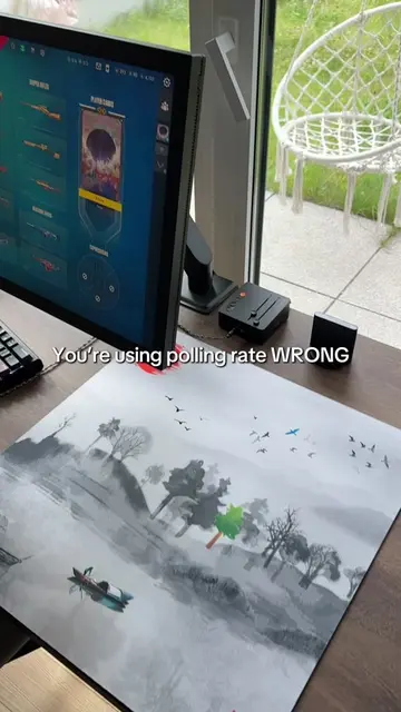 8000Hz isn’t always the best option. It depends on your FPS. #Valorant #fps #gam