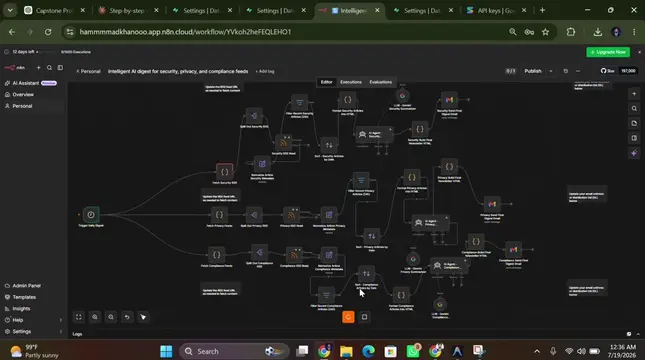 🚀 Built an AI-powered Intelligence Digest that works 24/7. 🤖 3 AI Agents monit