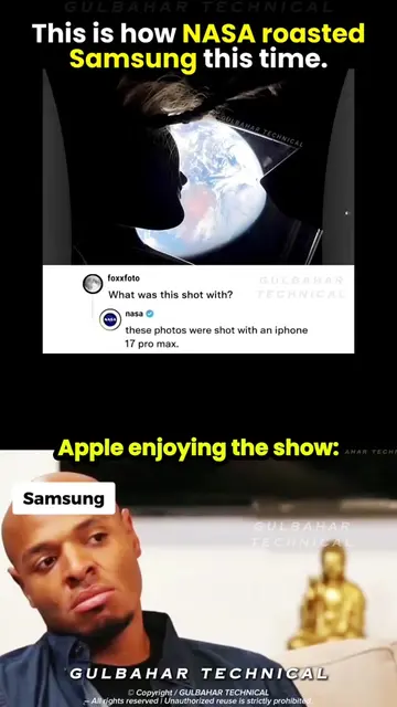 NASA Roasted Samsung 😂 #shorts #ytshorts #usa🇺🇸 #usa🇺🇸tiktok #viral 