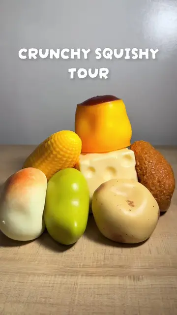 Crunchy squishy tour (from taobao and tiktok shop) #squishy #crunchysquishy #sla