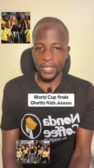 In the World Cup finals today am supporting the Ghetto Kids from Uganda, Shakira
