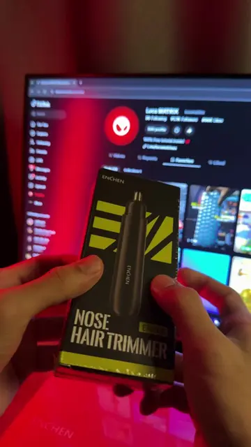 Noise hair trimmer cleaning #nosehair #cleaning #trimmer #enchen 
