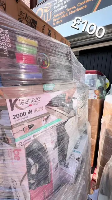 🚨 PALLETS STARTING FROM JUST £100 THIS WEEK! 🚨 This week could be the week you