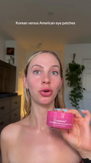 Today I’m comparing the @DRMTLGY brightening eye masks to @medicube US Store pin