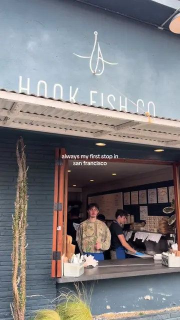 nothing beats some fresh fish from 📍hook fish in SF #sf #sanfrancisco #restaura