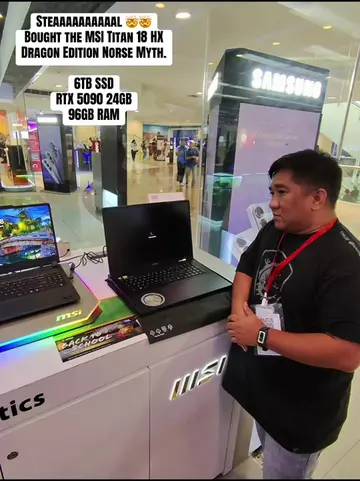 STEAAAAAAAAL PRICEE. Bought the MSI Titan 18 HX Dragon Edition Norse Myth. 6TB S