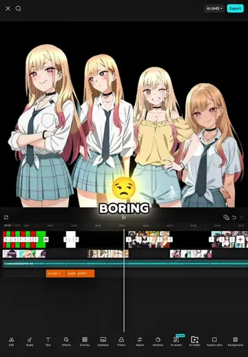 Tutorial Edit Capcut ( Marin Kitagawa & Waguri X Football Trend Edit ) #CapCut #